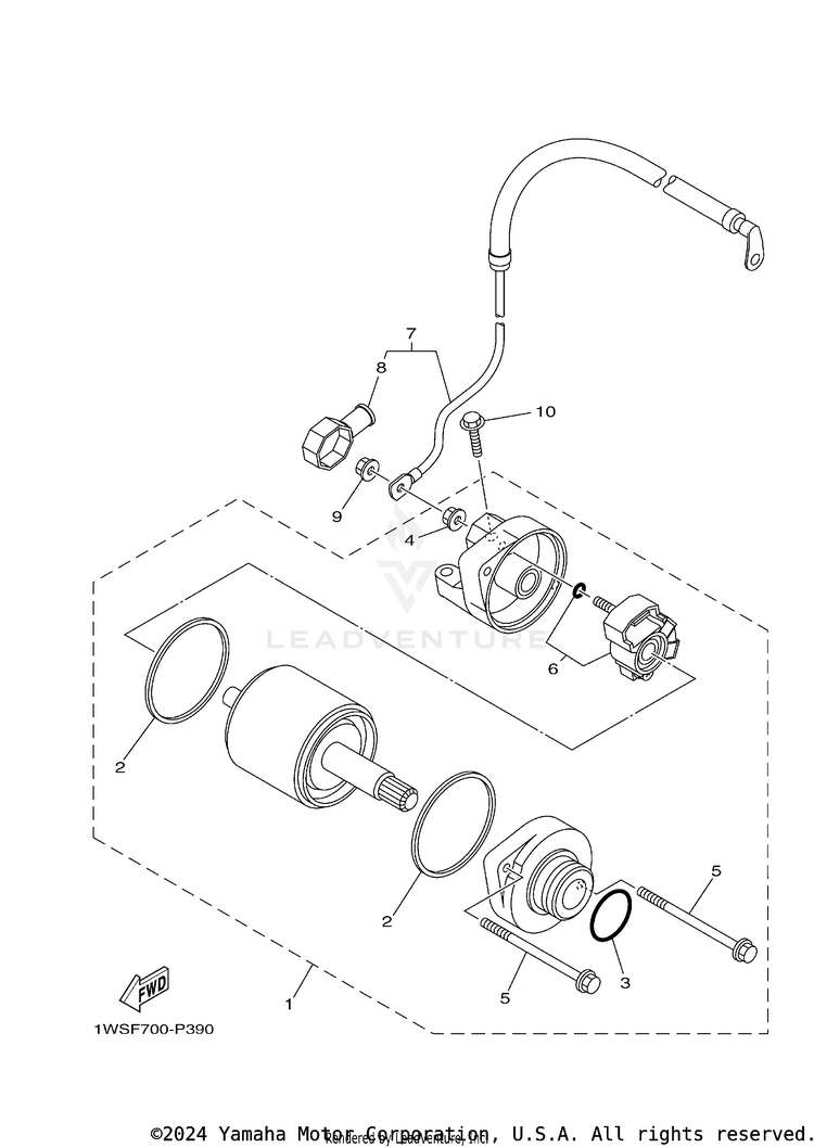 Starting Motor Schematic