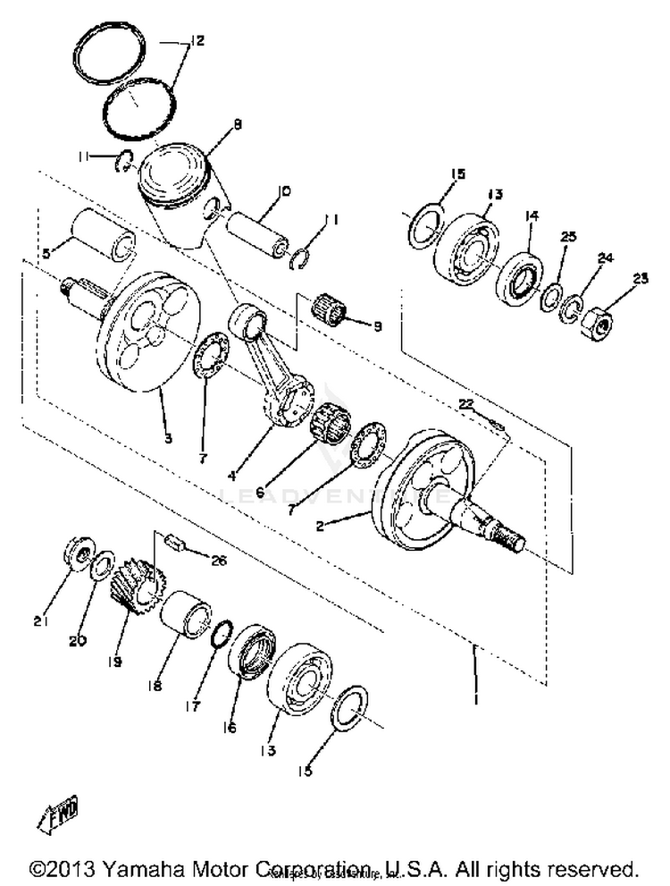 Crank Piston Schematic