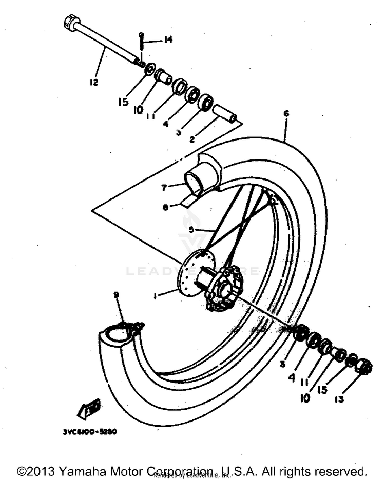 Front Wheel Schematic