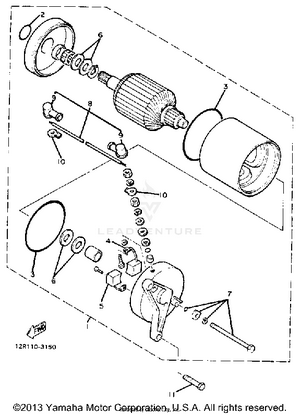 Starting Motor Schematic
