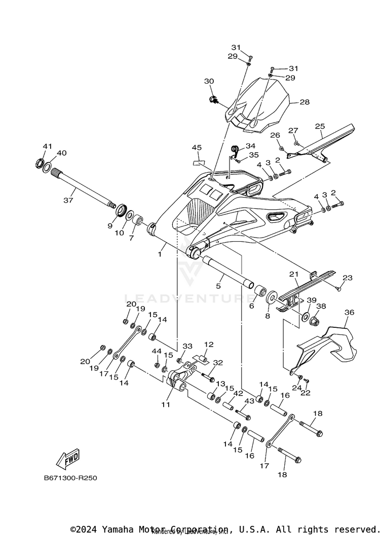 Rear Arm Schematic