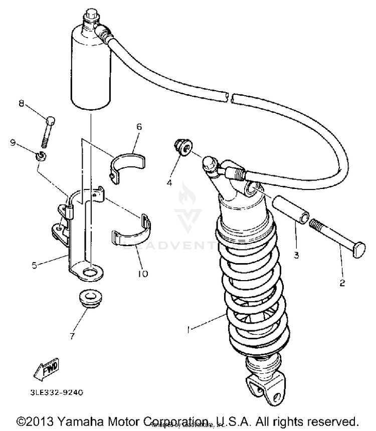 Rear Shocks Schematic