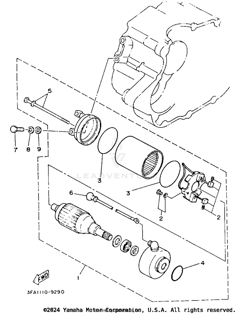 Starting Motor Schematic