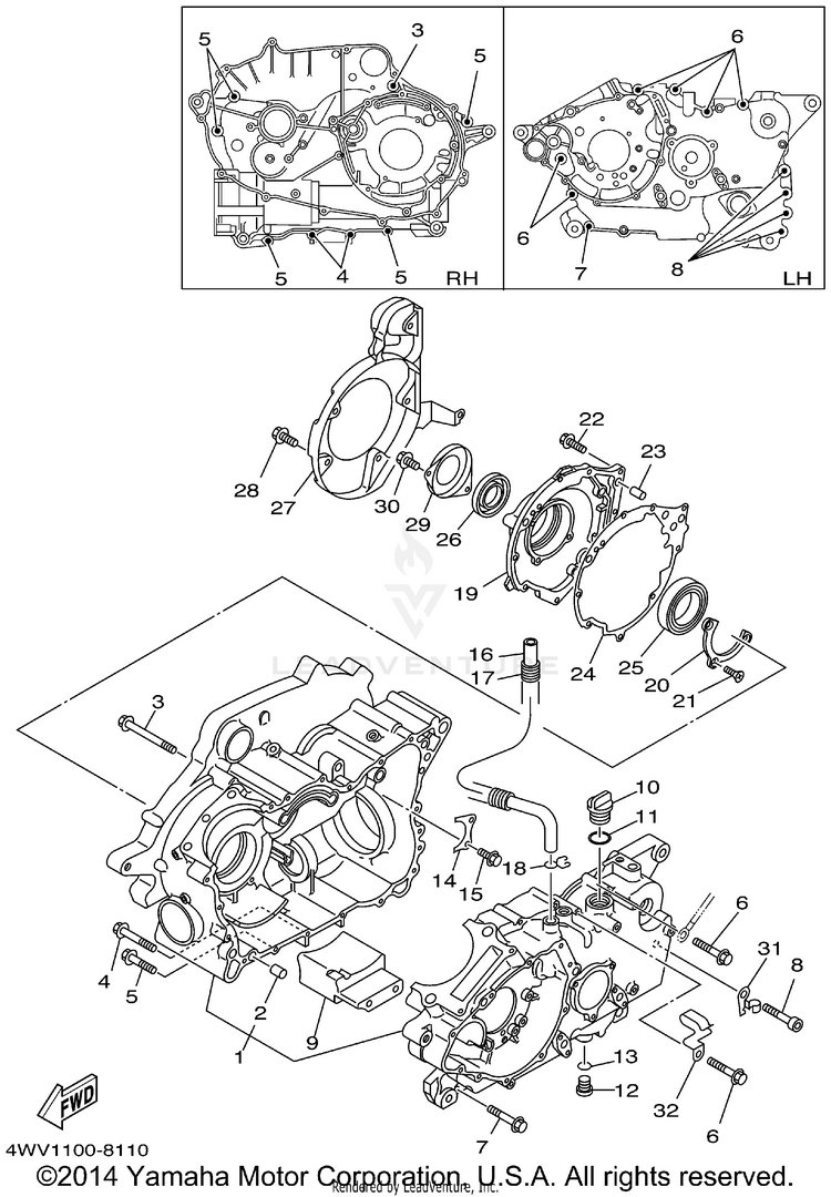 Crankcase Schematic