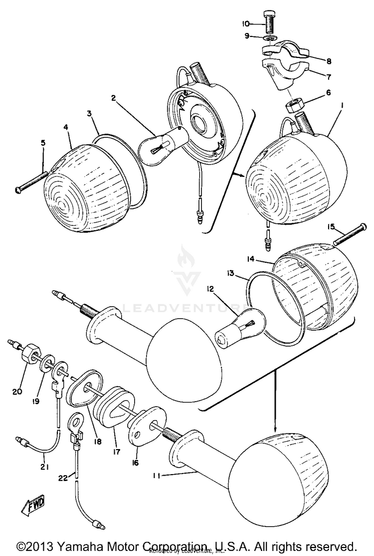 Flasher Lamp Schematic