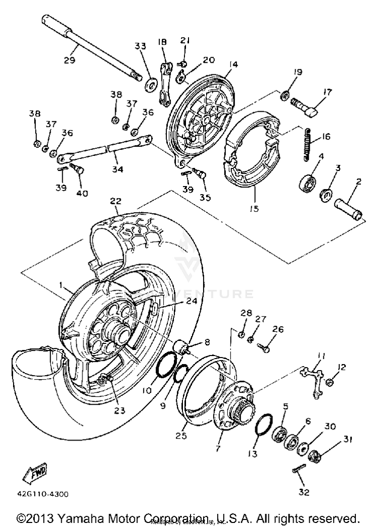 Rear Wheel Schematic