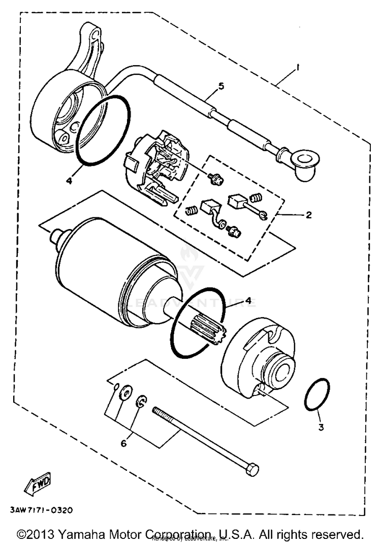 Starting Motor Schematic