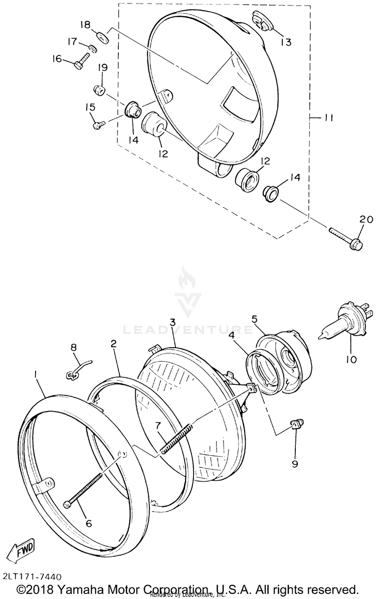 Headlight Schematic