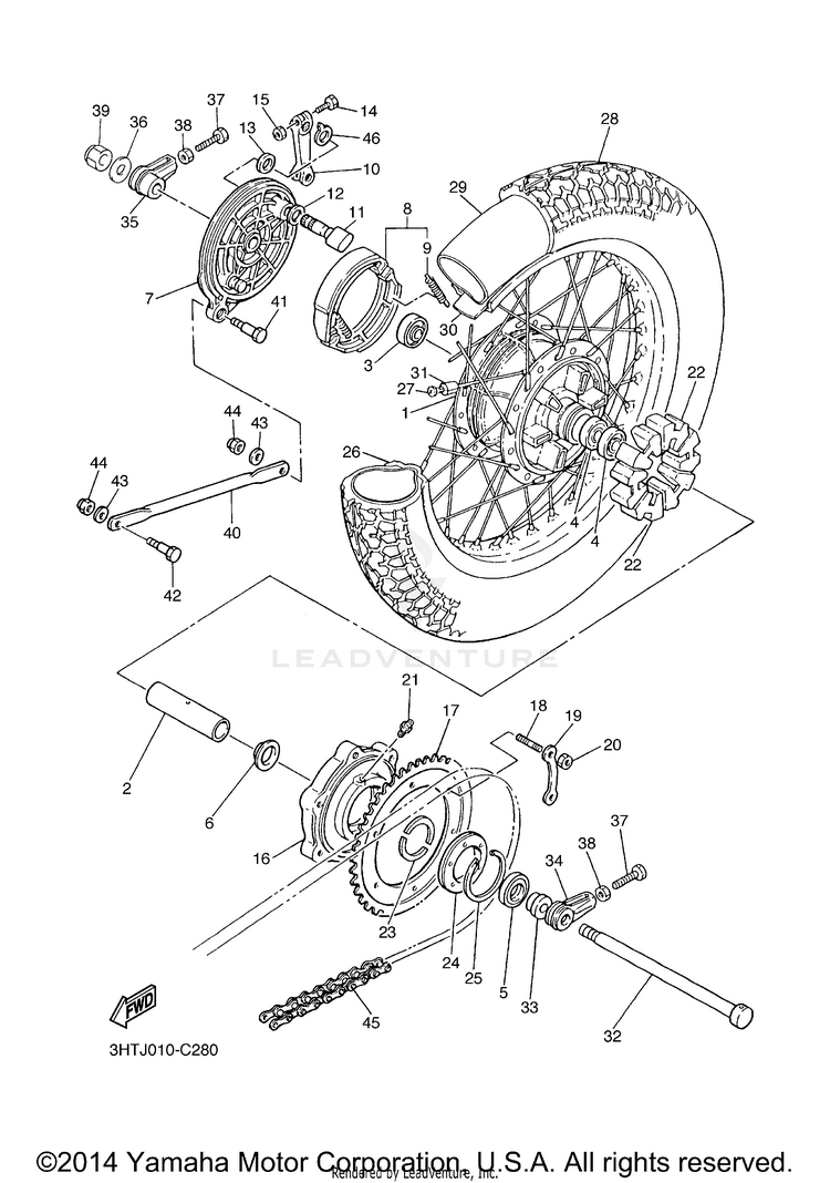 Rear Wheel Schematic