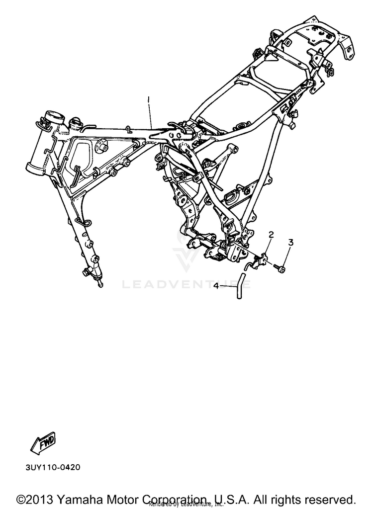 Frame California Model Only Schematic