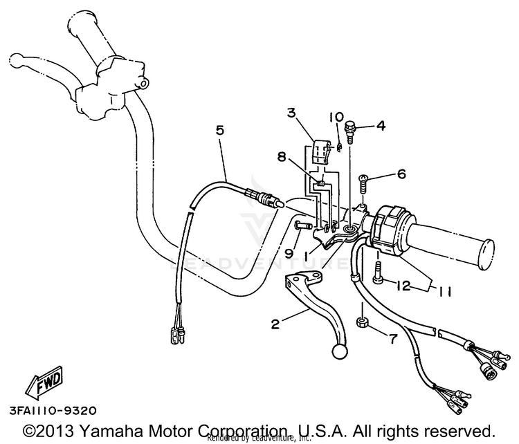 Handle Switch Lever Schematic