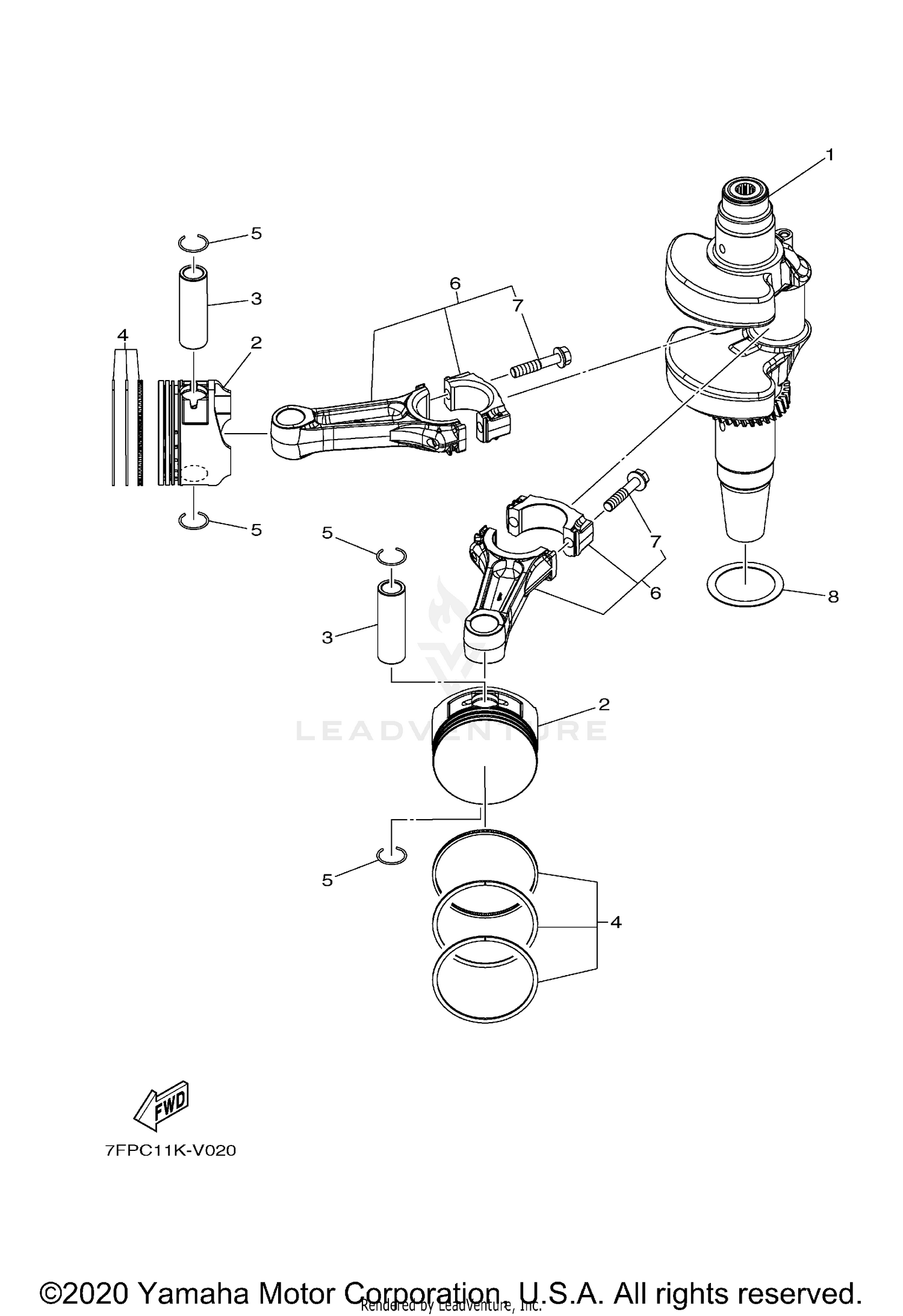 CRANKSHAFT PISTON