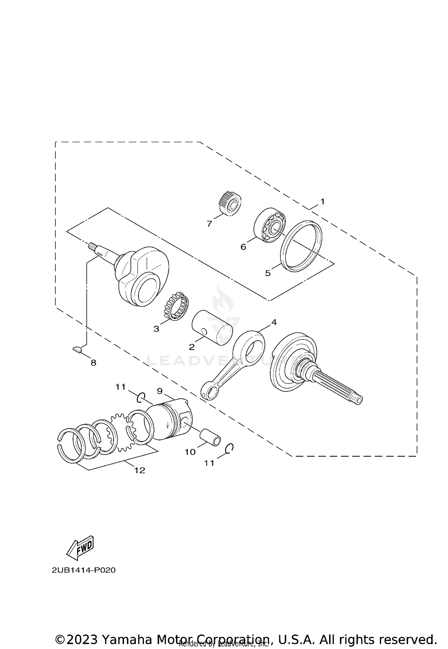 CRANKSHAFT & PISTON