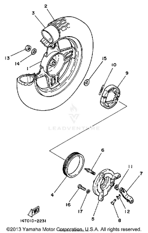 Rear Wheel Schematic