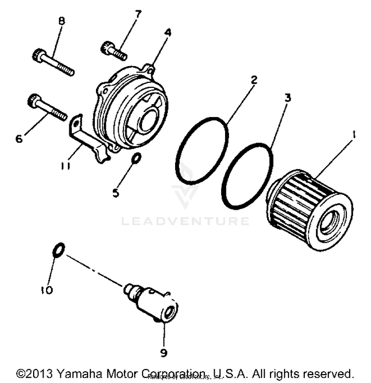 Oil Filter Schematic