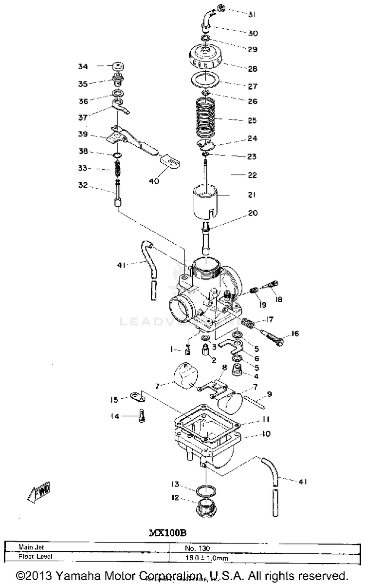 Carburetor Schematic