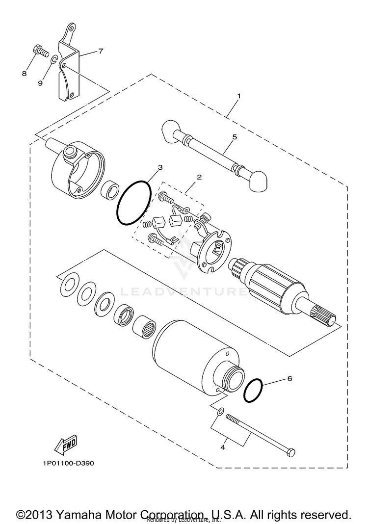 Starting Motor Schematic