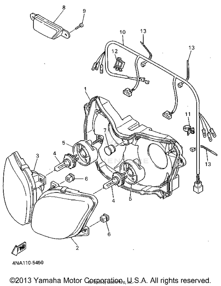 Headlight Schematic