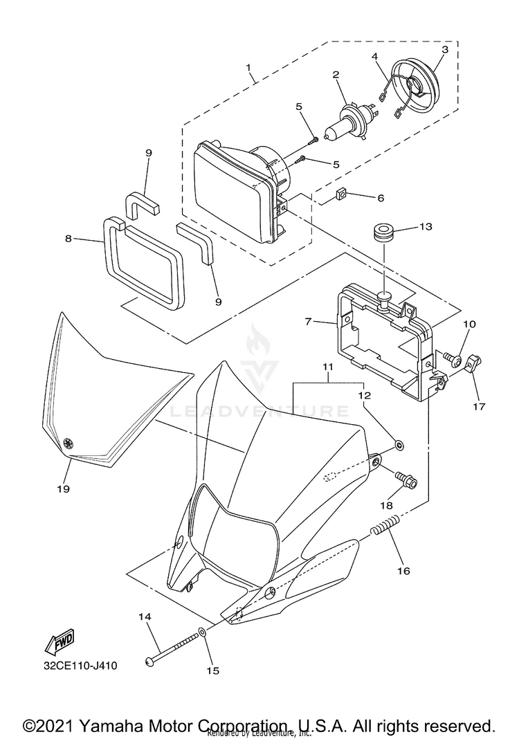 Headlight Schematic