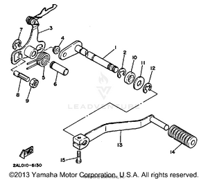 Shift Shaft Schematic