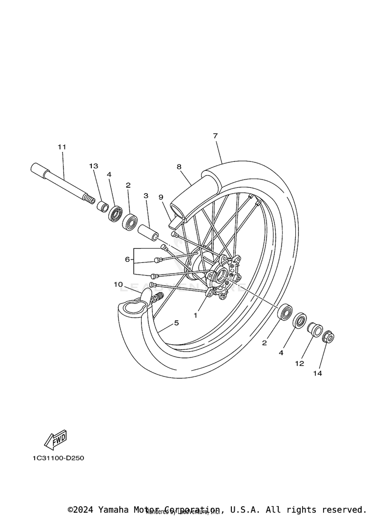 Front Wheel Schematic