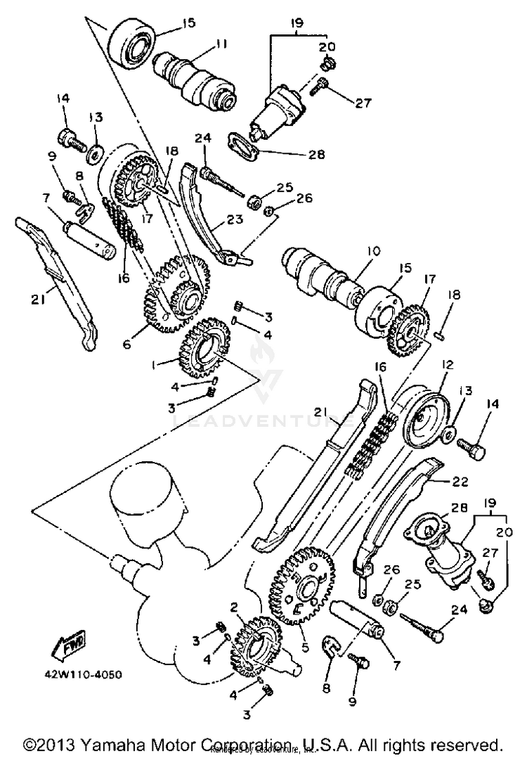 Camshaft Chain Schematic