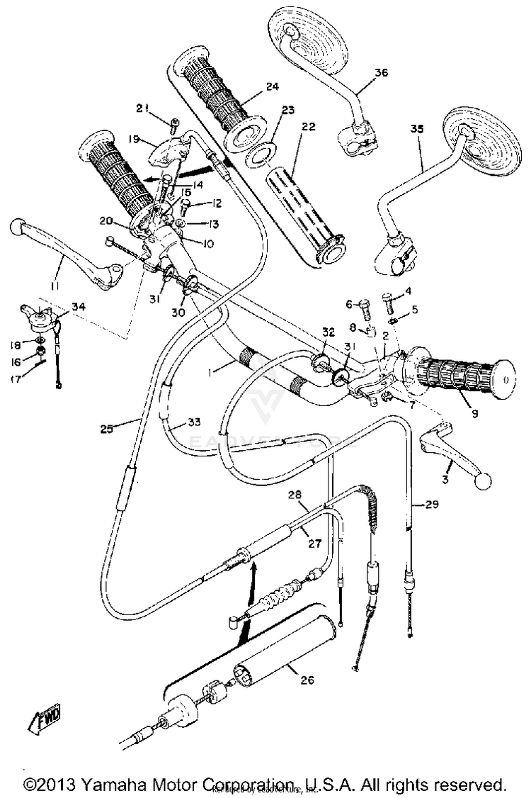 Handle & Wire Schematic