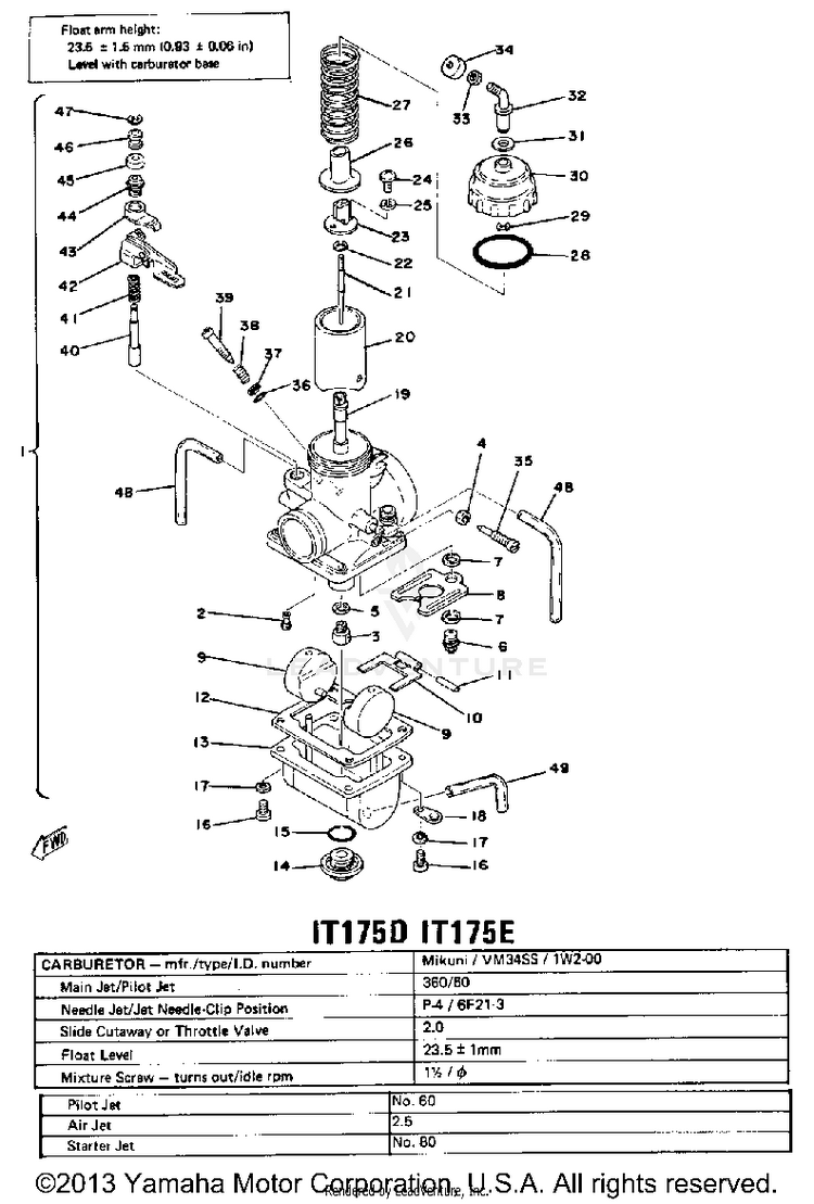 Carburetor Schematic