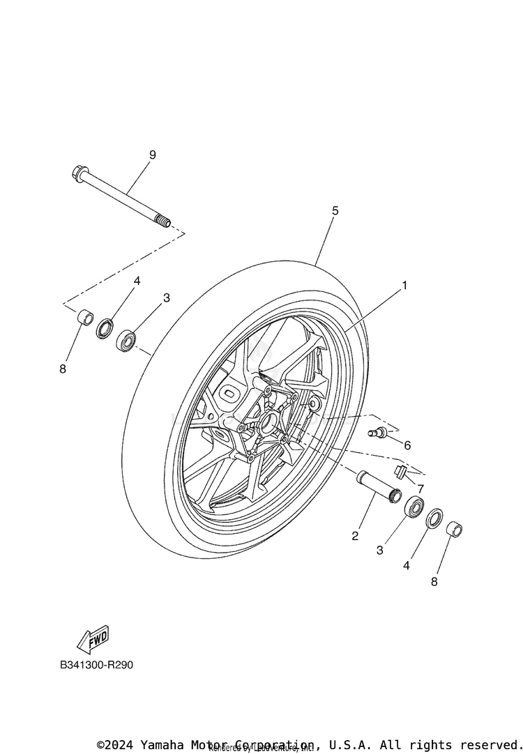 Front Wheel Schematic