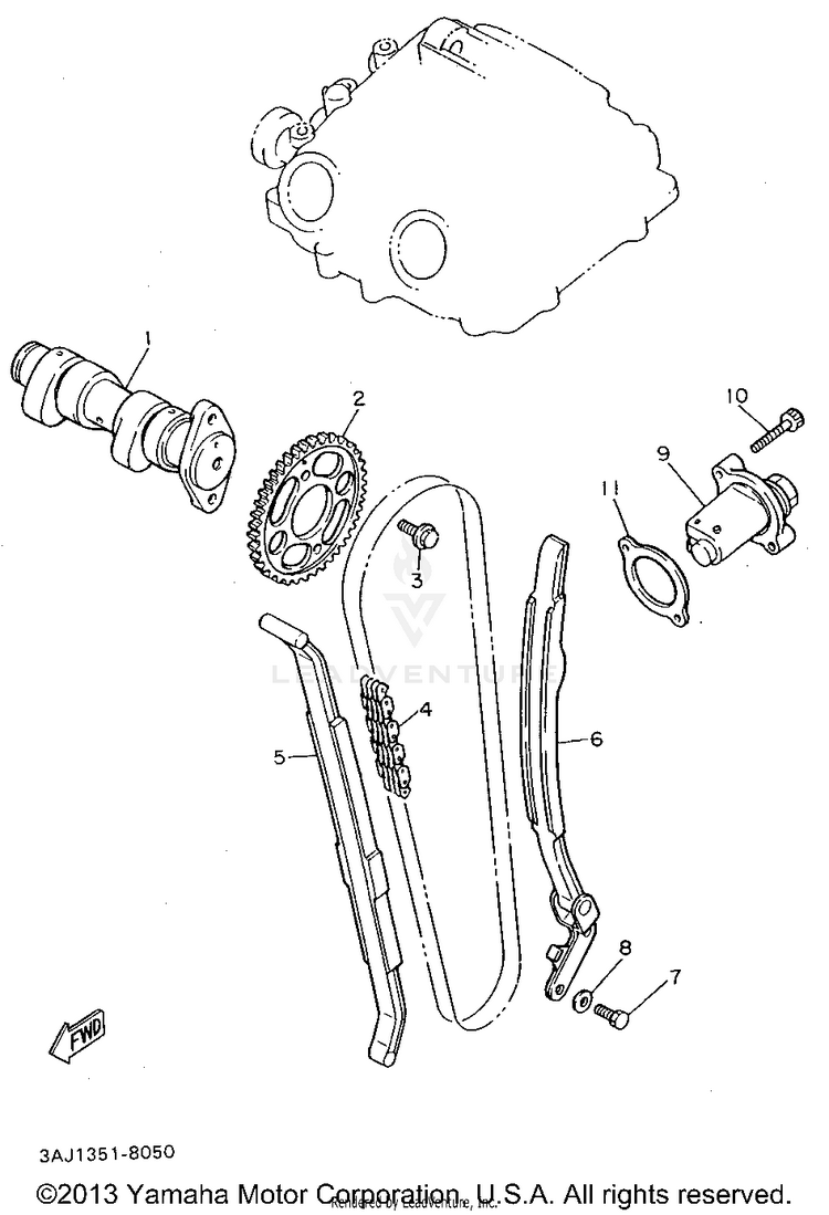 Camshaft Chain Schematic