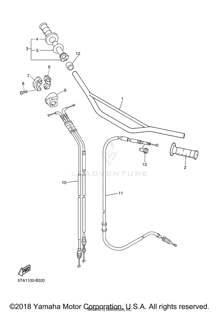 Steering Handle Cable Schematic