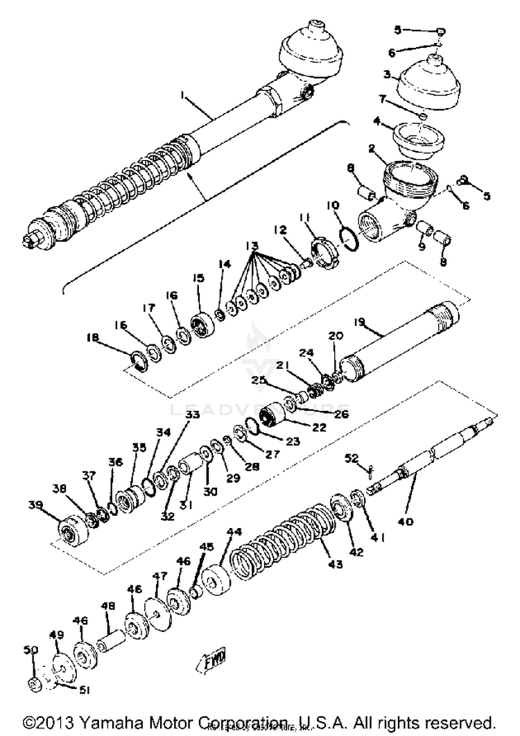 Rear Cushion Yz125c Schematic
