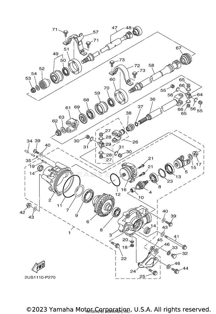 Front Differential Schematic