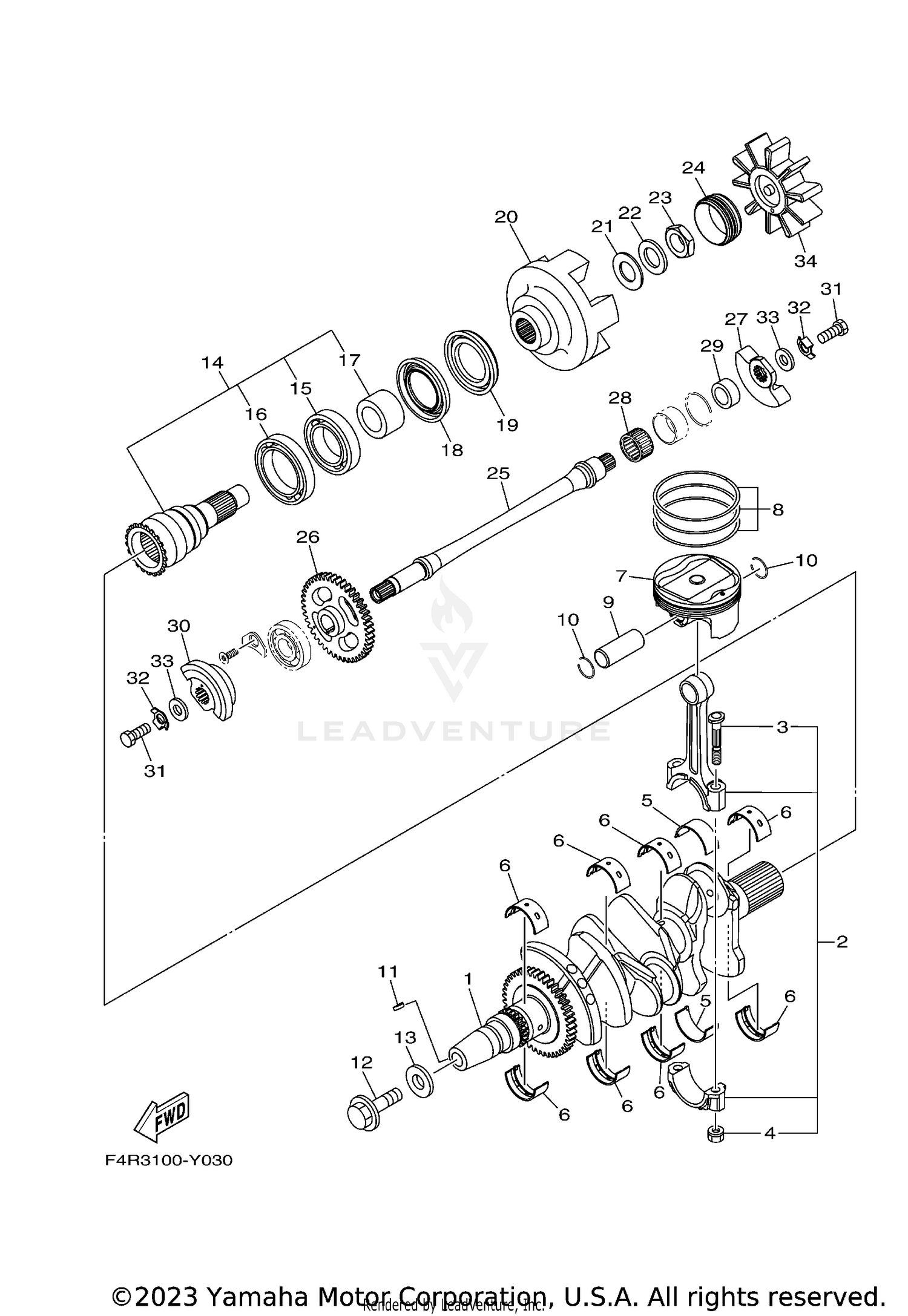 CRANKSHAFT & PISTON