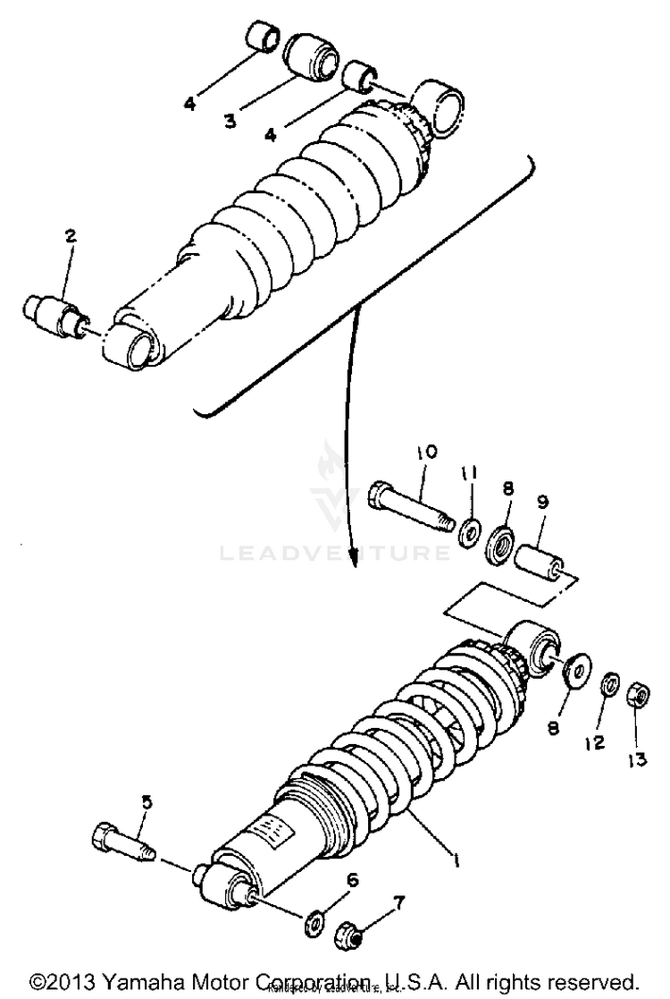 Rear Shocks Schematic