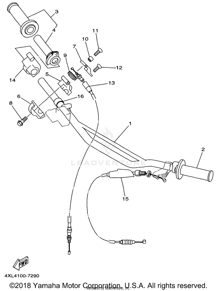 Steering Handle Cable Schematic