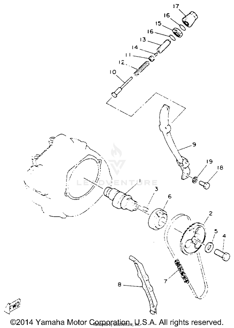 Camshaft Chain Schematic