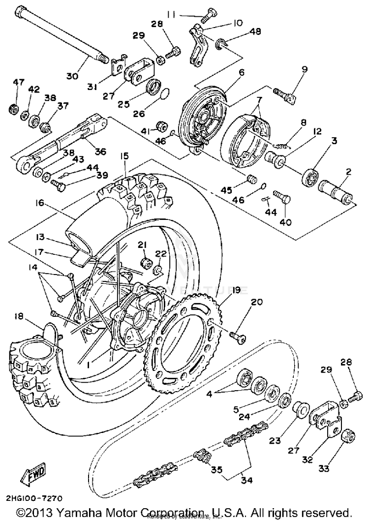 Rear Wheel Schematic
