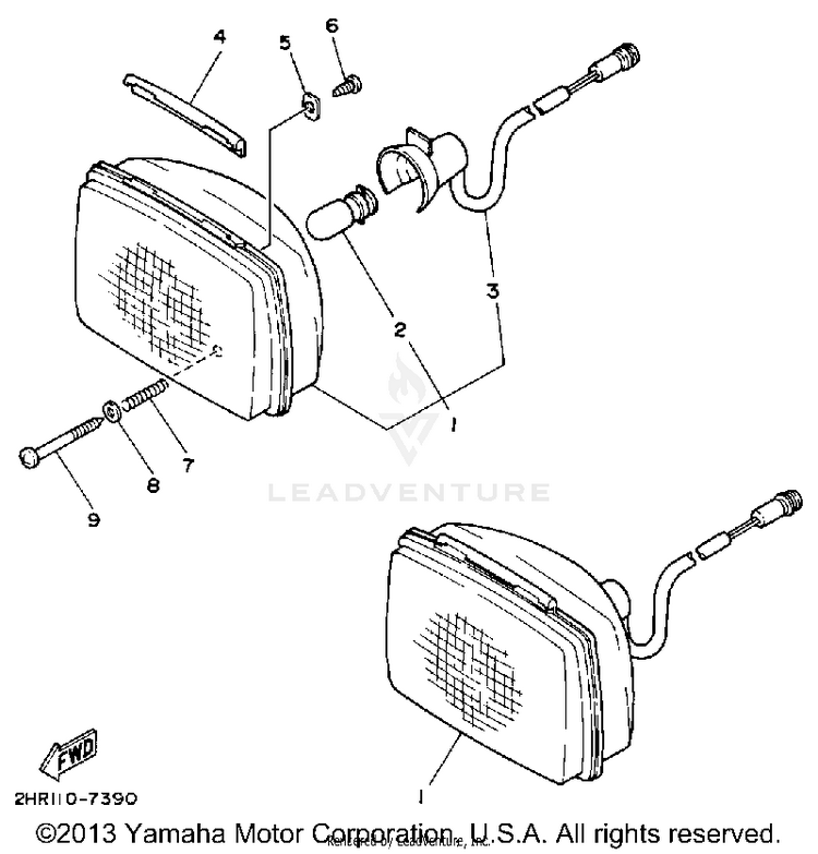 Headlight Schematic