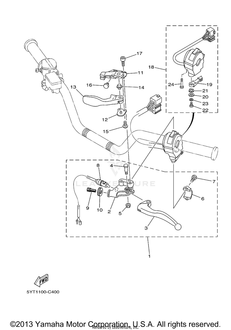 Handle Switch Lever Schematic