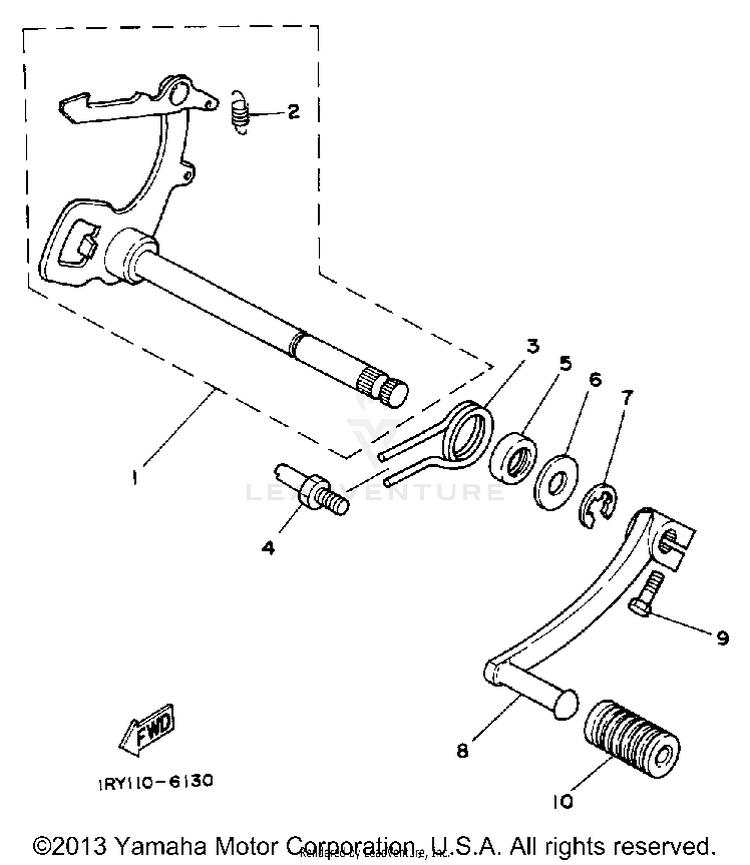 Shift Shaft Schematic