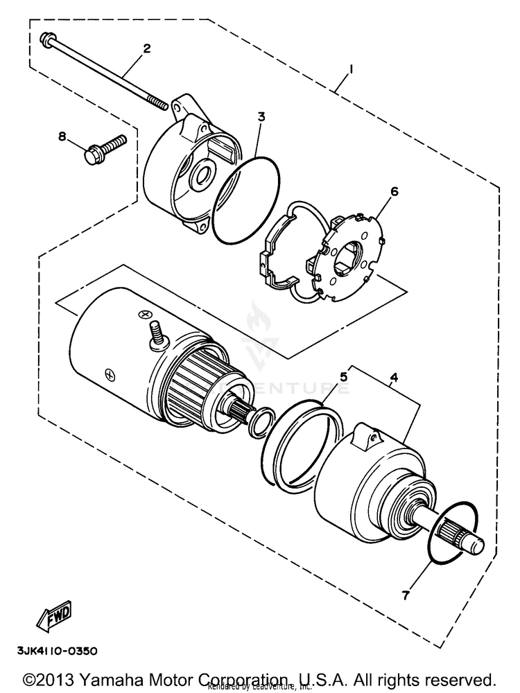 Starting Motor Schematic