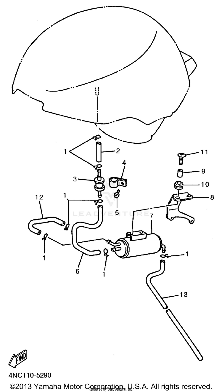 Fuel Tank California Schematic