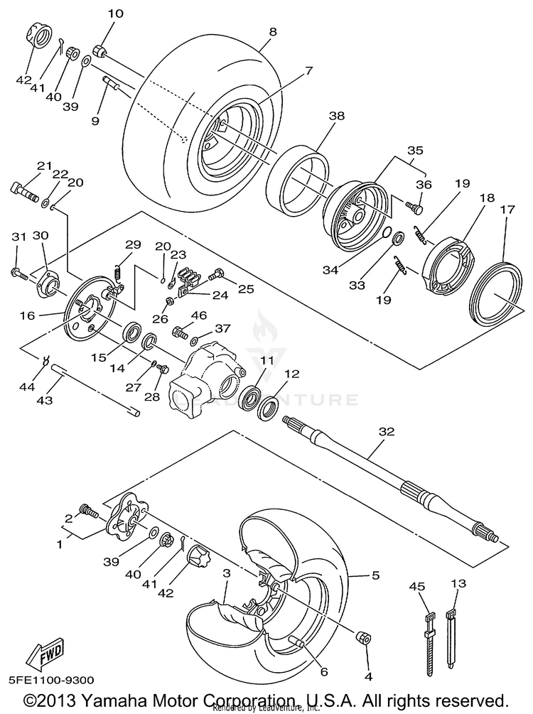 Rear Wheel Schematic