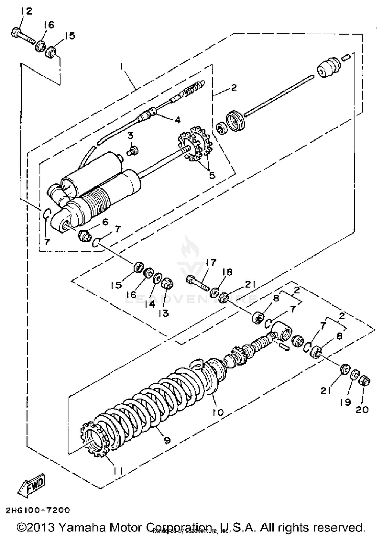 Rear Shocks Schematic
