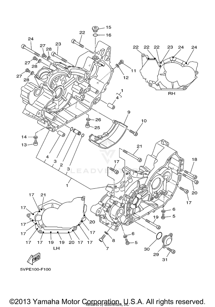 Crankcase Schematic