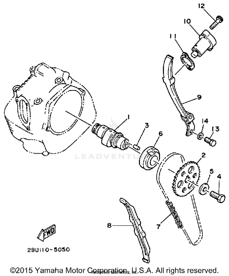 Camshaft-Chain Schematic