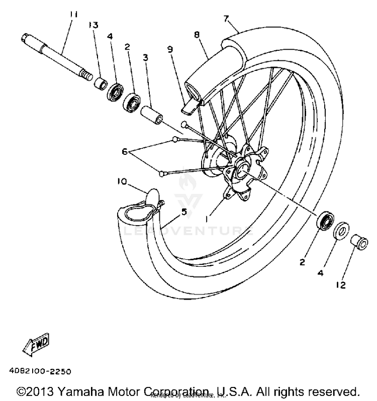 Front Wheel Schematic