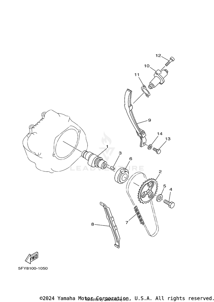 Camshaft & Chain Schematic
