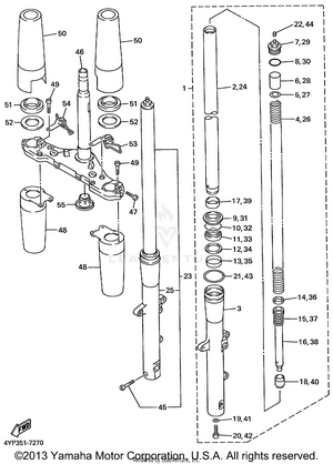 Front Fork Schematic